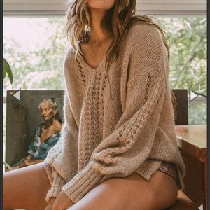 Spell Knit V Neck Sweater - Size M/L